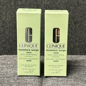 Clinique Moisture Surge 100H Auto Replenishing Hydrator 5ml X2 New in Box